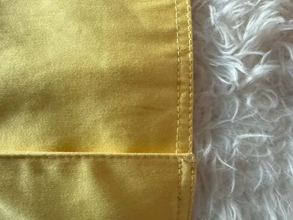 Coach Yellow Sateen Trench Coat with‎ Signature Logo Lining